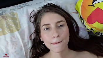 Amateur stepbrother's intense anal sex with skinny sister (Part 2)