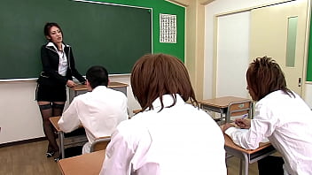 Japanese teacher engages in oral sex with students before a wild hospital encounter